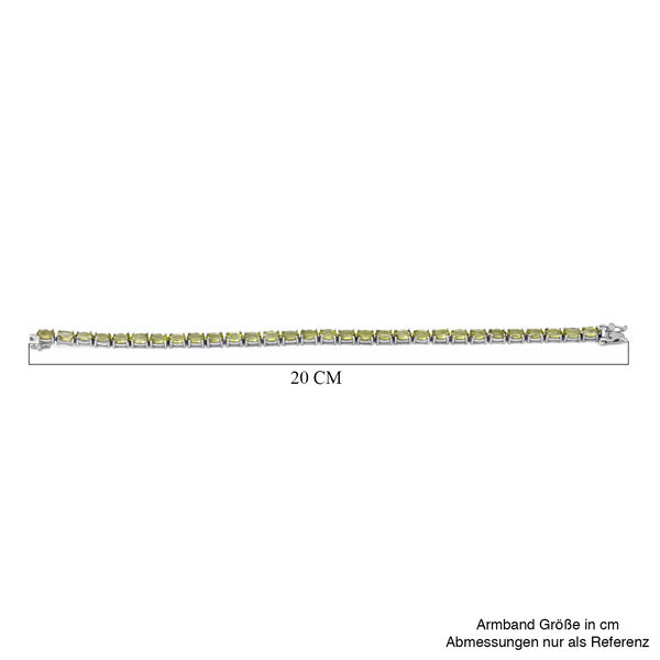 Peridot Armband in Silber, 13,50 ct. image number 3