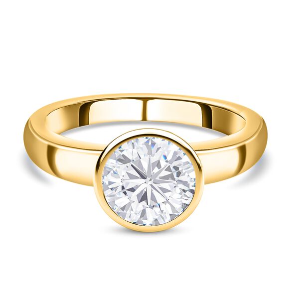 Nat&uuml;rlicher, wei&szlig;er Zirkon-Ring - 2,36 ct. image number 0