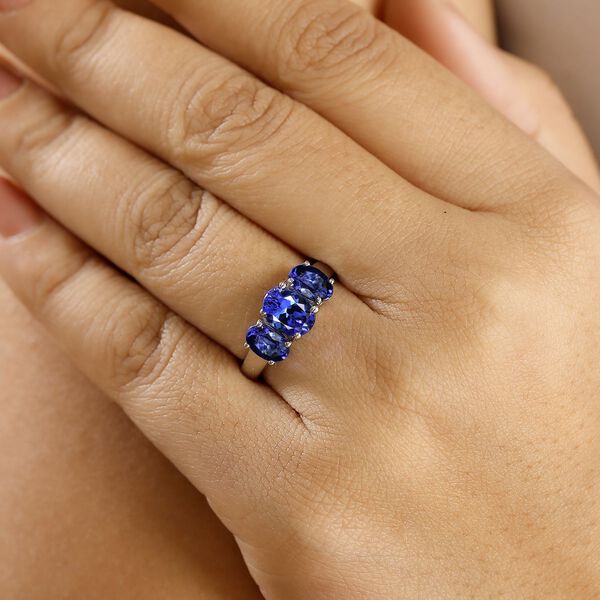 RHAPSODY AAAA Tansanit Ring in 950 Platin - 3,37 ct. image number 3