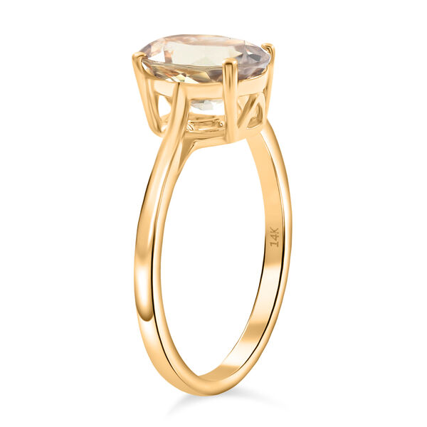 AAA Turkizit-Ring, zertifiziert und geprüft, 585 Gelbgold  ca. 2,05 ct image number 3