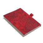 3er Set - Notizbuch mit Einband aus 100% echtem Leder, Kugelschreiber und Schlüsselanhänger gefüllt mit echtem Saphir image number 3