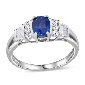 D'Joy Masoala Saphir und Moissanit Ring - 1,50 ct.