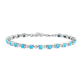 AA Sleeping Beauty T&uuml;rkis und Zirkon Armband