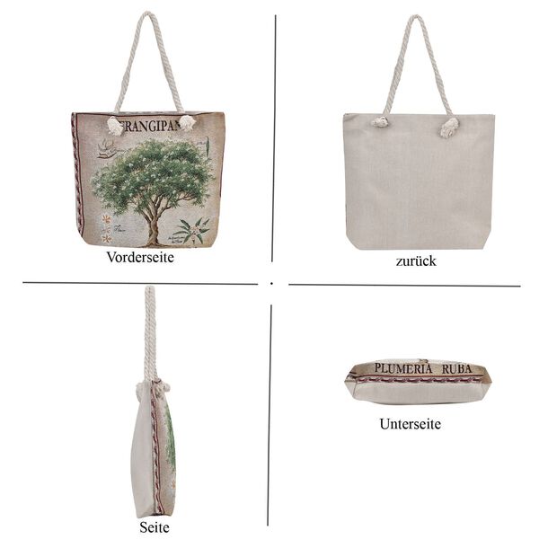 Stilvolle Tote Bag mit Baumdruck image number 4