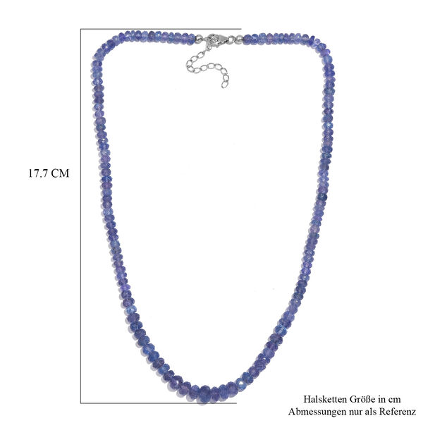 AAA Tansanit Halskette, 45 cm - 110 ct. image number 6
