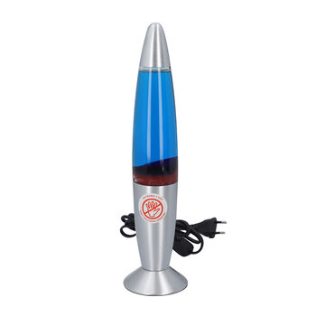 HOMESMART - dekorative Lavalampe mit entspannendem Lichtspiel, H&ouml;he 33,5 cm, Blau