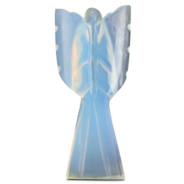 3er-Opalith-Set &ndash; Engel, Kreuz-Anh&auml;nger und Armband image number 5