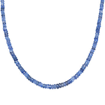 RHAPSODY AAAA Ceylon Saphir 45cm Halskette in 950 Platin - 55 ct.