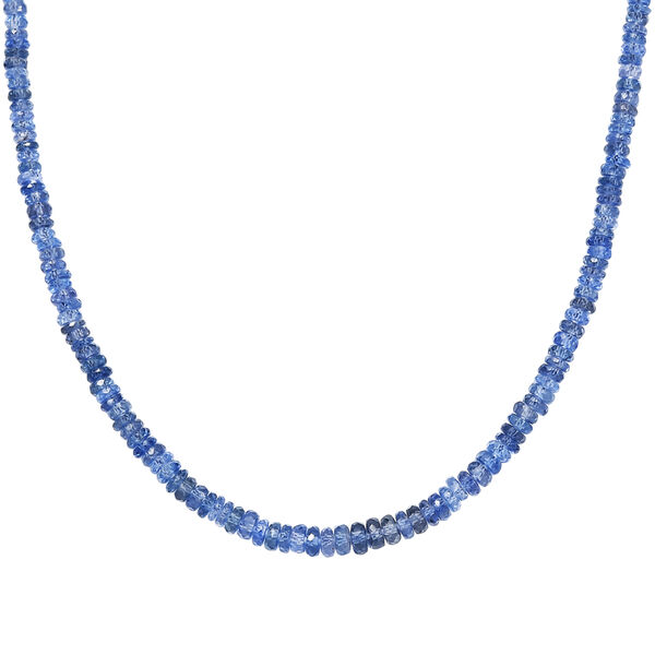 RHAPSODY AAAA Ceylon Saphir 45cm Halskette in 950 Platin - 55 ct.