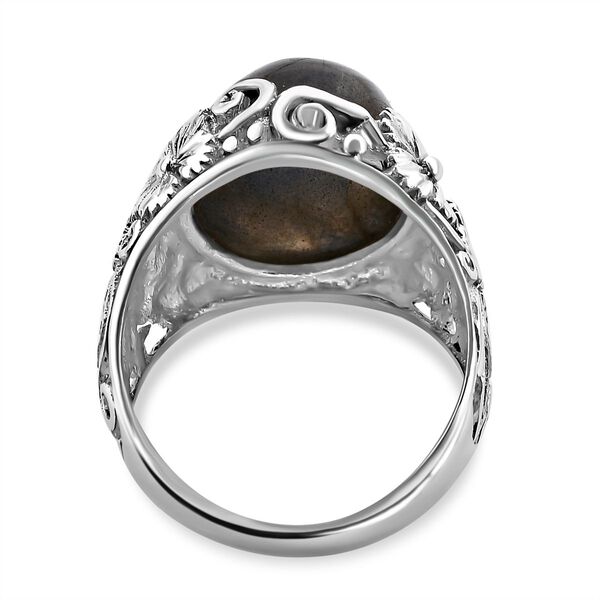 Royal Bali Kollektion- Labradorit Cocktail Ring - 11,13 ct. image number 5