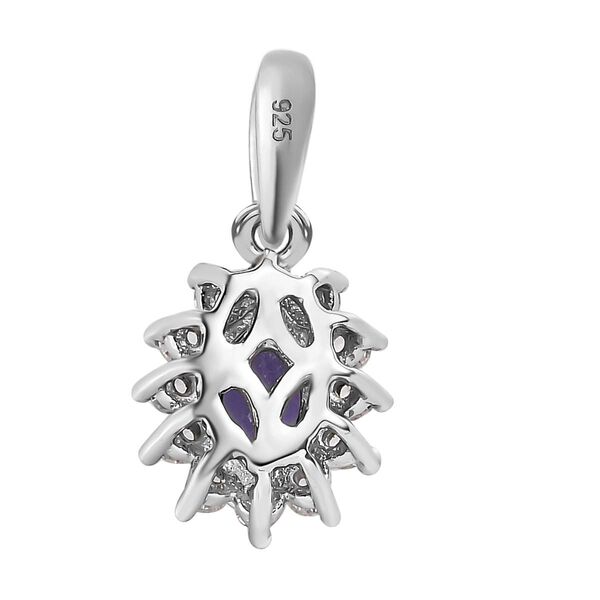 AAA Tansanit und Zirkon Anh&auml;nger - 0,72 ct. image number 4