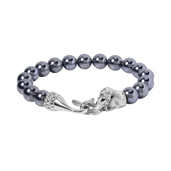 Terahertz Armband ca. 20 cm Reiner Edelstahl Antik-silber-Plattierung ca. 79,20 ct. image number 0