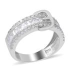 LUSTRO STELLA - Zirkonia Ring 925 Silber rhodiniert  ca. 3,81 ct image number 2