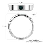AAA Premium Grandidierit Ring 925 Silber platiniert (Größe 20.00) ca. 0.12 ct image number 6