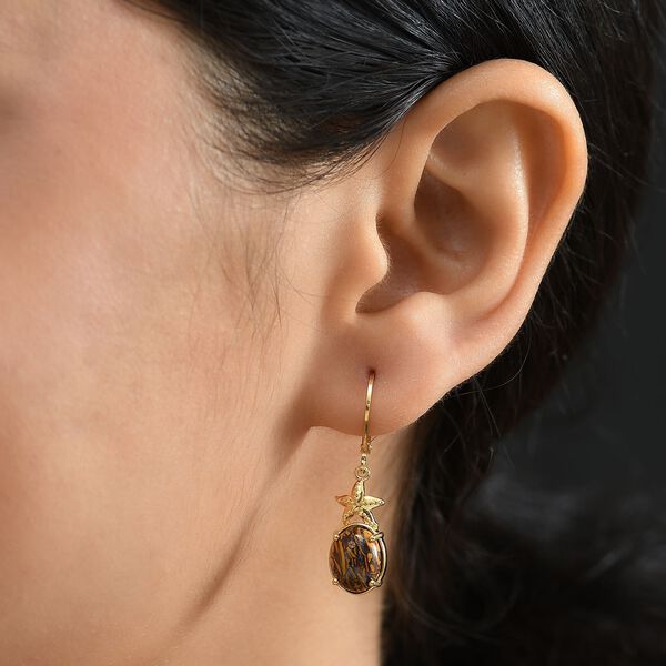 EverTrue Skript Stein Ohrringe - 5,36 ct. image number 3