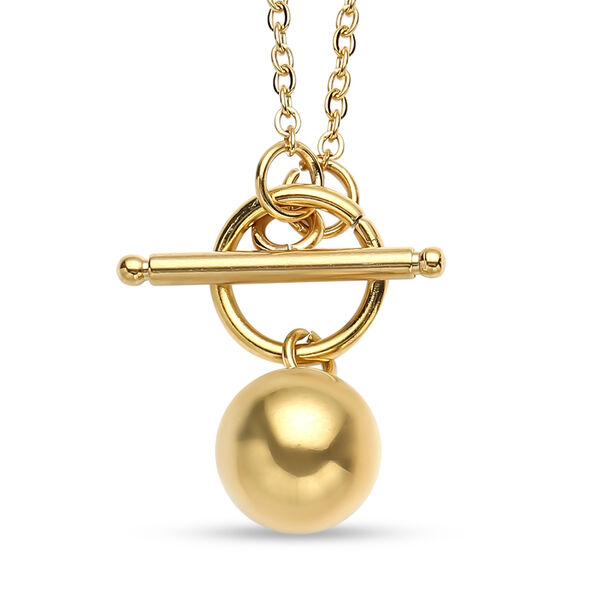 2er- Set wei&szlig;e Kristall-Ohrringe und Halskette, ca. 50 cm, Edelstahl IP-Gold image number 3