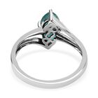 Grandidierit und Zirkon Ring 925 Silber platiniert  ca. 0,98 ct image number 5