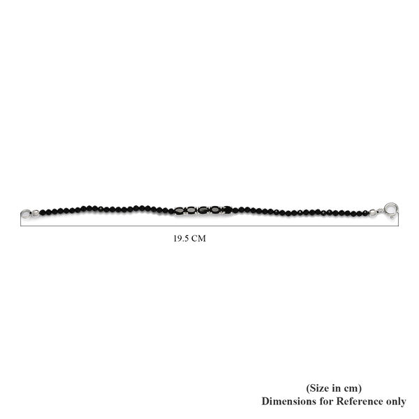 Schwarzes Spinell-Armband image number 4