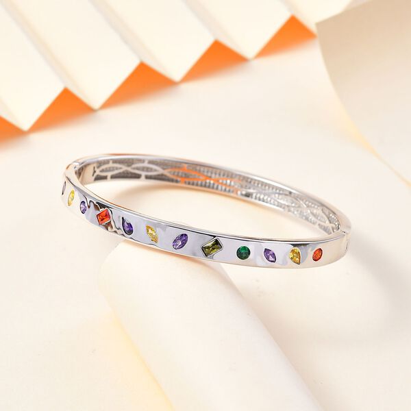 Multi-Edelstein-Armreif, 19 cm - 3,90 ct. image number 2