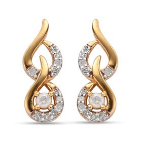 Diamant Ohrstecker in Silber