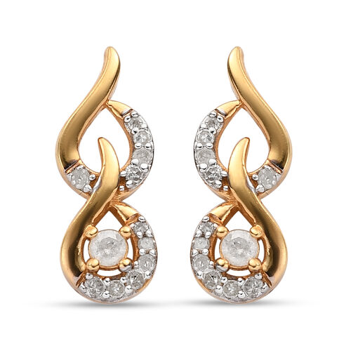 Diamant Ohrstecker in Silber image number 0