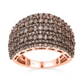 Natürlicher Champagner Diamant-Ring - 2 ct.