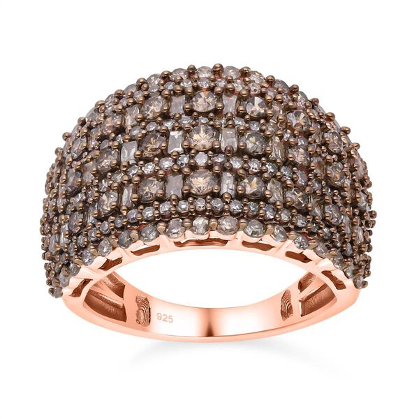 Nat&uuml;rlicher Champagner Diamant-Ring - 2 ct.