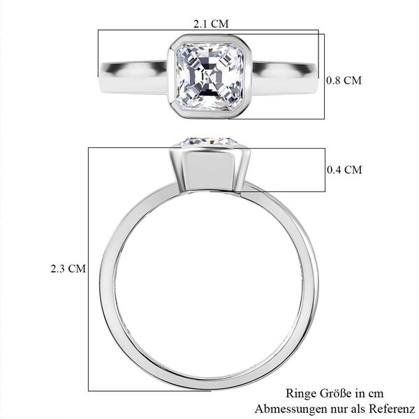 Moissanit Ring - 1,72 ct. image number 5