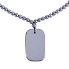 Terahertz Halskette ca. 50 cm 925 Silber rhodiniert ca. 245.00 ct