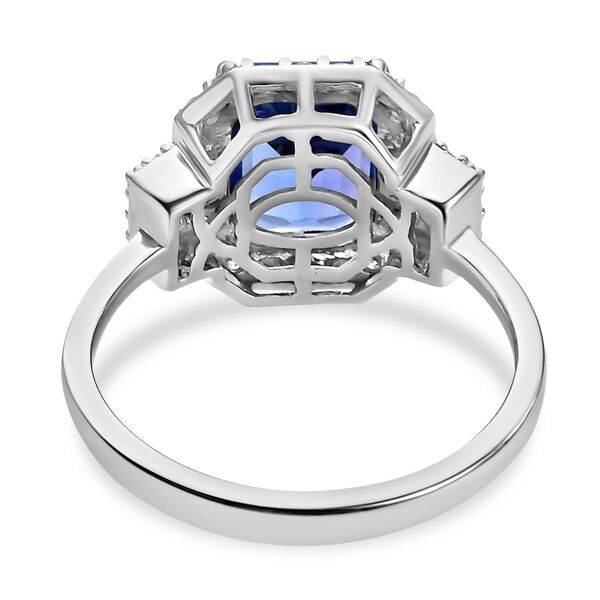 RHAPSODY AAAA Tansanit und VS EF Diamant-Ring in 950 Platin - 4,04 ct. image number 5
