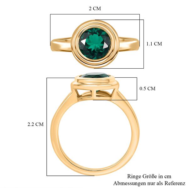 Labor Smaragd Ring - 1,12 ct. image number 7
