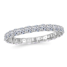 LUXURIANT DIAMOND- SI Labor Diamant Ring in 585 Weißgold - 2 ct.