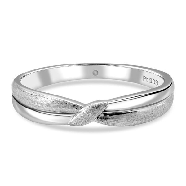 DESIGNER INSPIRIERT - 999 Platin Ring (Größe 16.50) ca. 1,20g image number 0