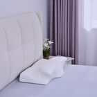 Orthopädisches Kissen aus Memory Foam, Größe 61x12x35 cm, Weiß