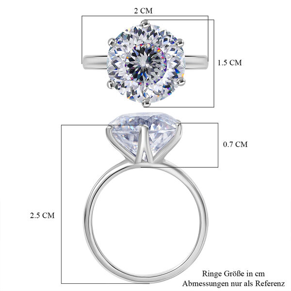D'Joy Moissanit Ring - 6,75 ct. image number 5