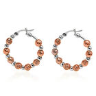 925 Silber rosévergoldet Ohrringe, ca. 3,00g