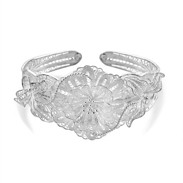 Royal Bali, 925 Silber Armreif, ca. 19 cm, ca. 21,41g