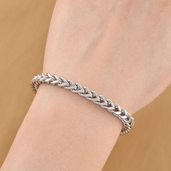 3D Spiga 20+5cm Armband in Silberton image number 3