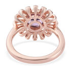 Rosa Amethyst-Ring, 925 Silber Roségold (Größe 16.00) ca. 1,19 ct image number 5