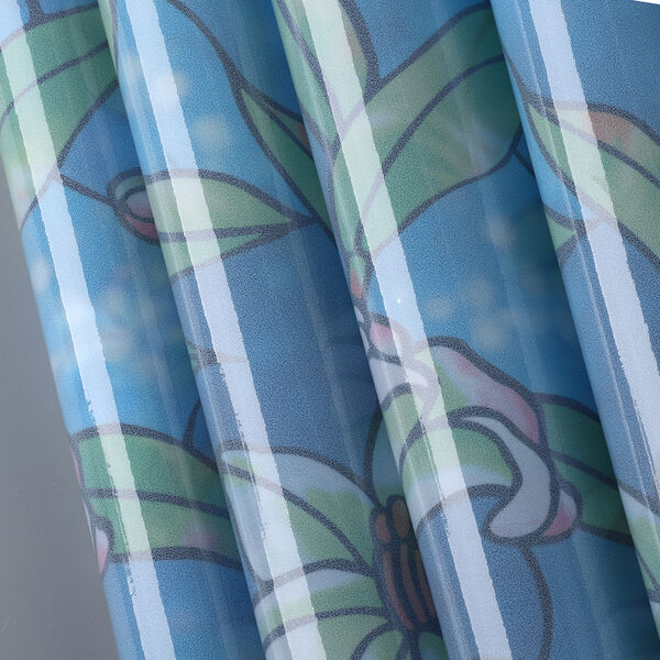 Privacy Fensterfolie, Statisch haftende, 90x185 cm, Blumen image number 5