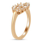 LUSTRO STELLA Hergestellt mit Feinster ZIRKONIA Ring 925 Silber vergoldet image number 4
