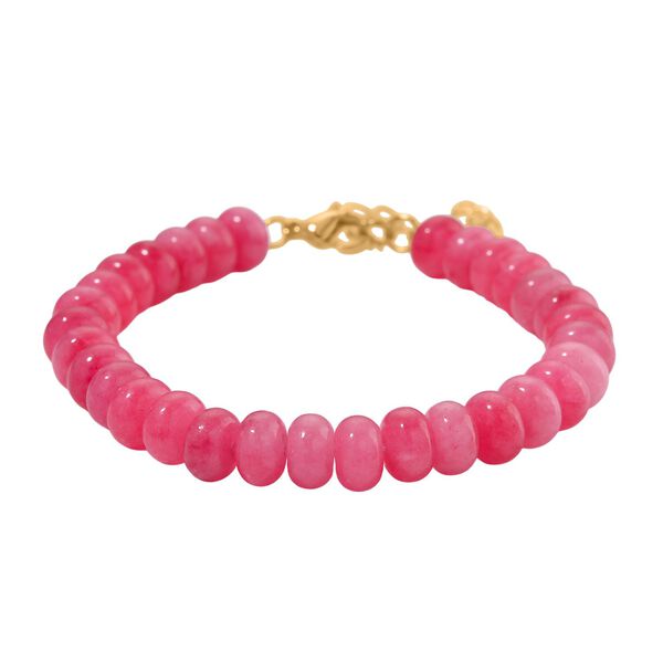 Rosa Quarzit 45+5cm Halskette und 17+5cm Armband image number 8