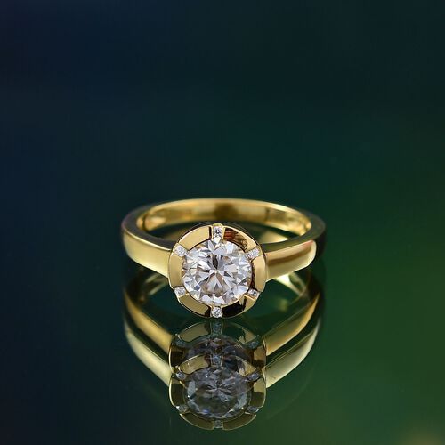 Moissanit Ring - 1,2 ct. image number 1