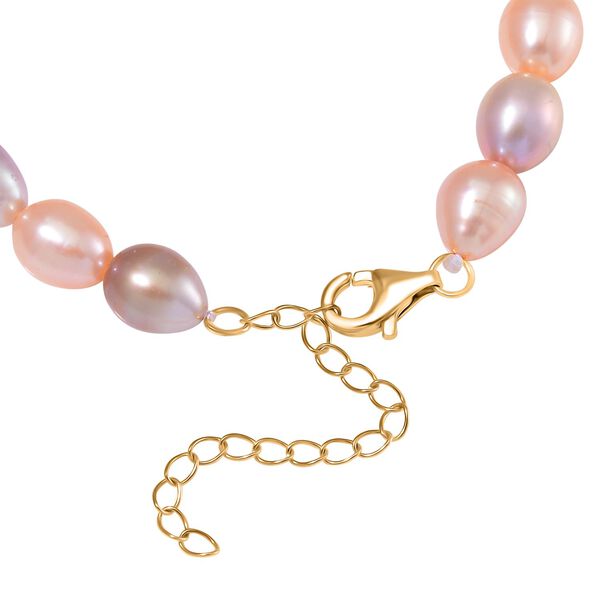 Mehrfarbiges S&uuml;&szlig;wasserperlen-Armband, 19 cm image number 4