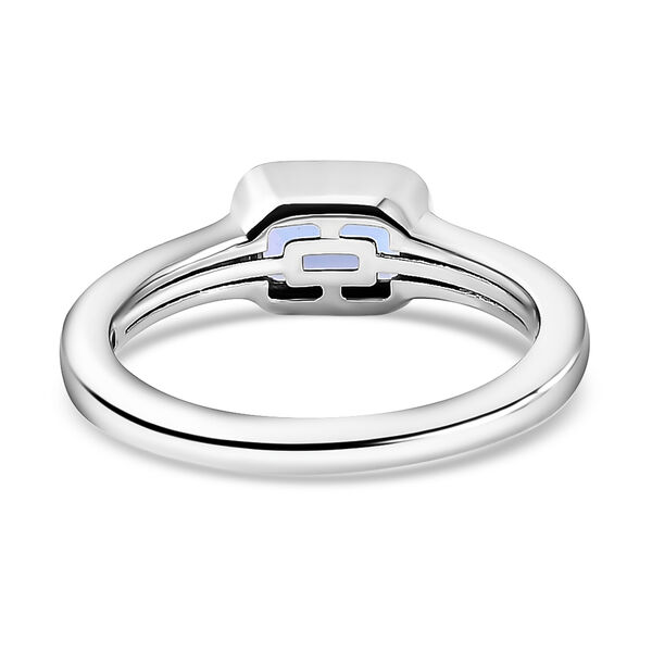 AA Tansanit-Ring, 925 Silber platiniert  ca. 0,79 ct image number 6