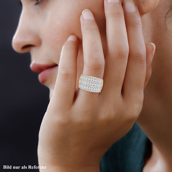 New York Kollektion- SI1 GH Diamant Cluster Ring- 1,50 ct. image number 2