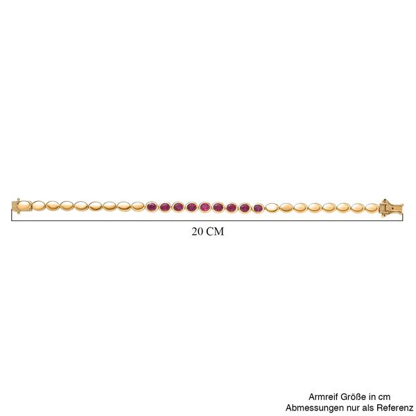 Afrikanischer Rubin Armband ca. 19 cm, ca. 4,15 ct. image number 5