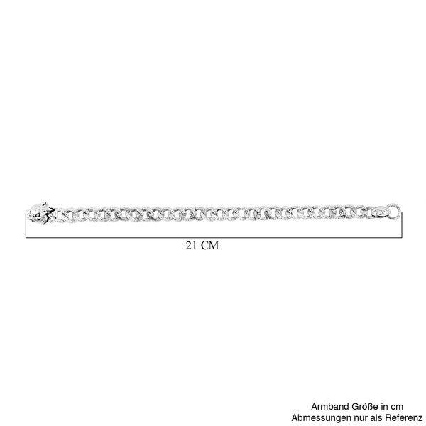 Royal Bali - Panther-Motiv-Armband, 925 Silber, ca. 19 cm ca. 25.39g image number 5