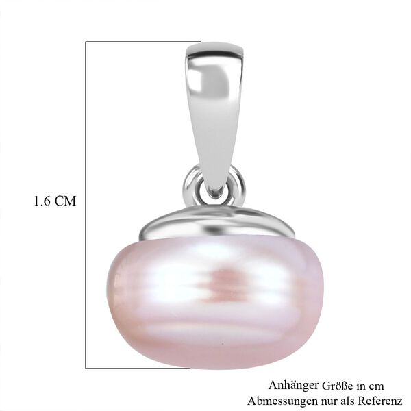 Rosa Süßwasser Perle Anhänger image number 6