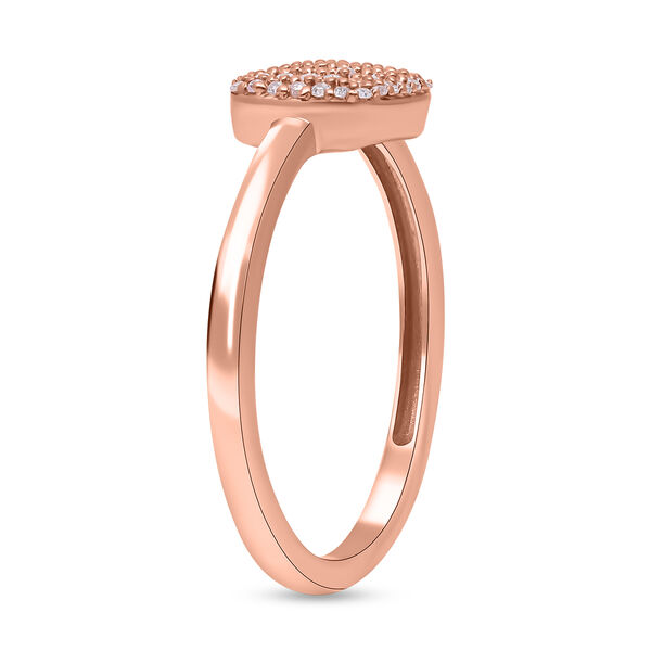 Natürlicher, rosa Diamant-Ring - 0,20 ct. image number 4